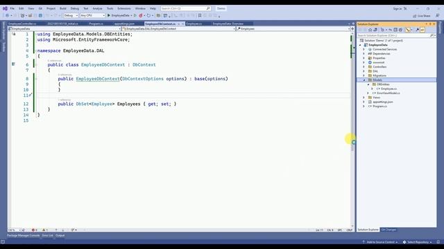 Display Data from a Database in ASP.NET CORE (MVC) and C# | EF Code First | Visual Studio 2022