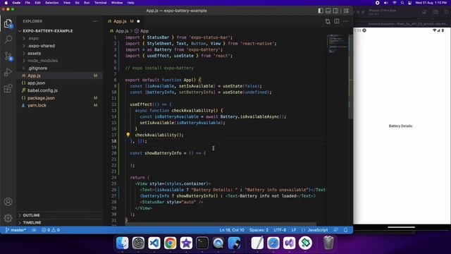 How to access Battery Info in Your Expo React Native Apps смотреть онлайн