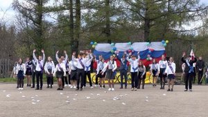 Последний звонок 2022) Флешмоб 9 классов)
