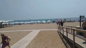 Пляж Калелья, Барселона, Испания/Calella, Barcelona, Spain