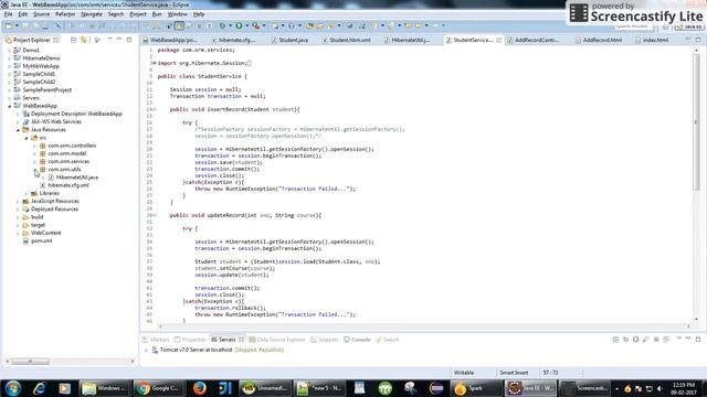 Hibernate Web Project Setup Demo2 смотреть онлайн