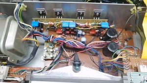 Sony TA 313,  ремонт и доработка. Как и чем заменить оригинальную микросборку, вышедшую из строя.