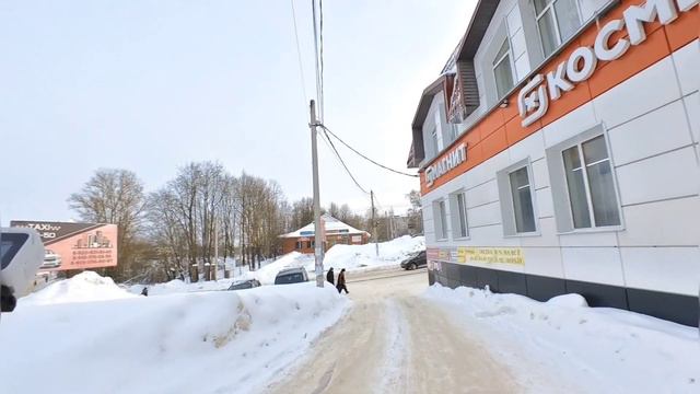 Владимирская область. Затест новой камеры. Прогулка по городу Струнино. Иду по магазинам. смотреть онлайн