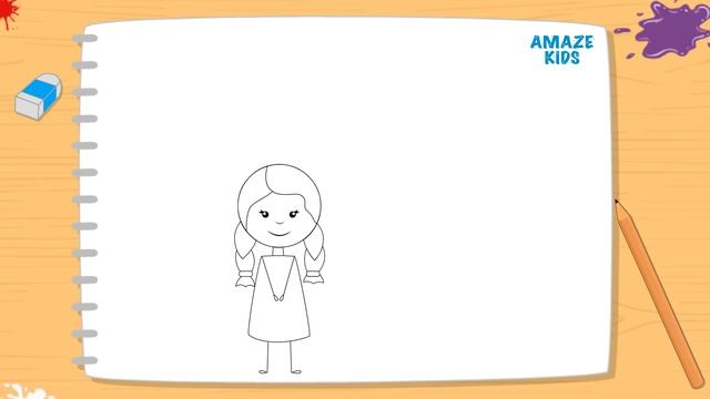 Как Нарисовать Мальчика и Девочку для Детей. Простые Рисунки Своими Руками.Уроки Рисования для Дете смотреть онлайн