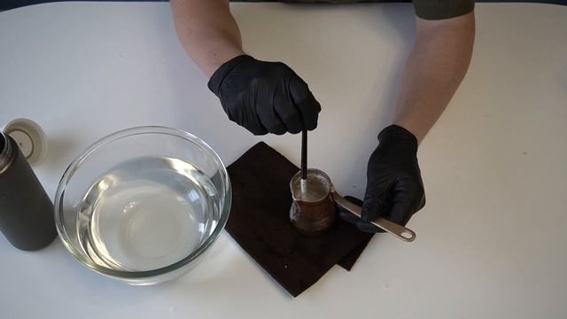 Как правильно почистить медную турку для кофе снаружи и внутри в домашних условиях смотреть онлайн