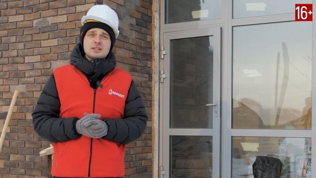 Строительство второго этажа дома зимой Кладка силикатных блоков, утепление, облицовка в зимнее врем