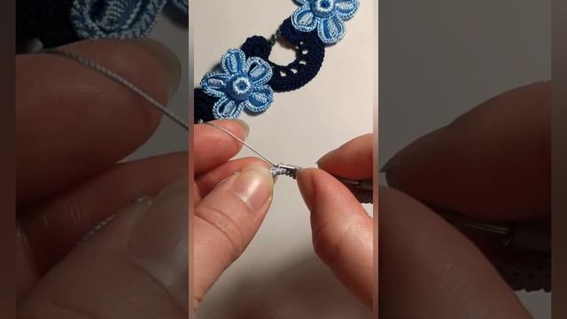 Ирландское кружево. Вяжем крючком завиток-фестон. Knitting ideas. Irish lace crochet tutorial