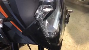 Установка защиты фары на KTM 1090 / 1190 Adventure