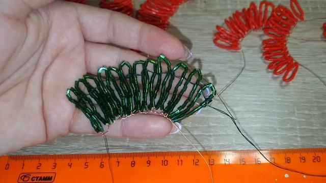 Бисероплетение! Гвоздика из бисера своими руками ? цветы из бисера