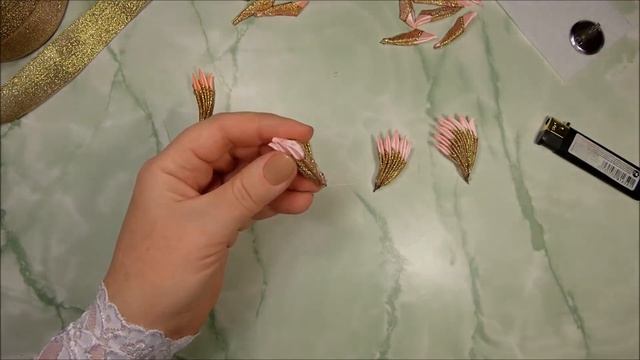 Брошь из атласных лент своими руками, канзаши Мк / diy brooch смотреть онлайн