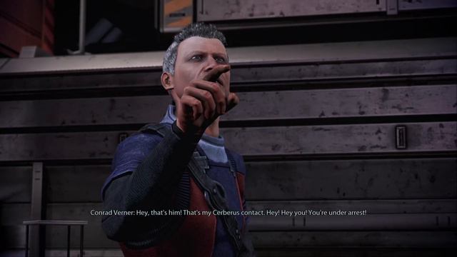 Mass Effect Legendary Edition Conrad Verner: Hero/menace смотреть онлайн