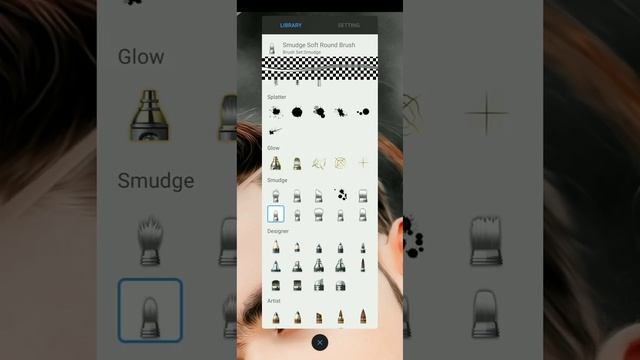 Autodesk sketchbook hair cut edit || #short