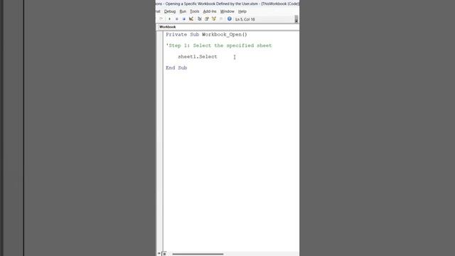 Mastering VBA: Open Excel Tabs like a Pro #excelvba