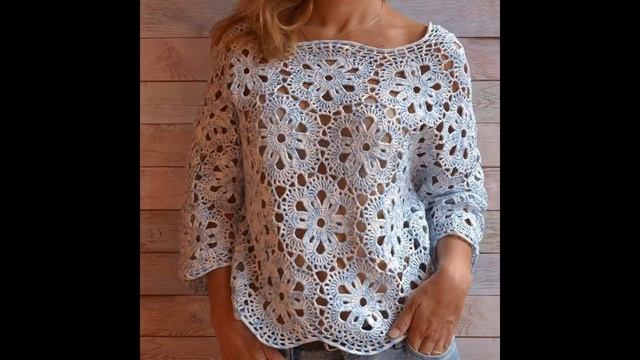 Вязание+схемы. Летние джемпера и кофточки! #crochet