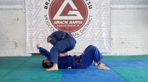 Команда Gracie Barra Central District Moscow  Армбар с колена на животе