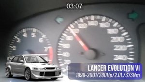 Mitsubishi Lancer Evolution ACCELERATION BATTLE