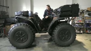 Пневмоподвеска на квадроцикле Сокол.