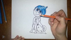 как нарисовать радость из головоломки puzzle how to draw joy