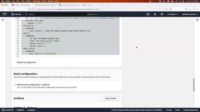 Day-14 | AWS END TO END CI | REALTIME PROJECT | DEMO WITH NOTES | #aws #devops #abhishekveeramalla
