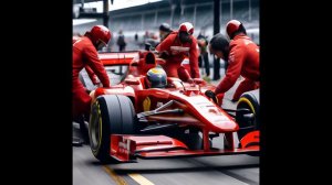 Болид формулы один меняет колёса широкоформатное разрешение #Гонки #Формула1 #Музыка