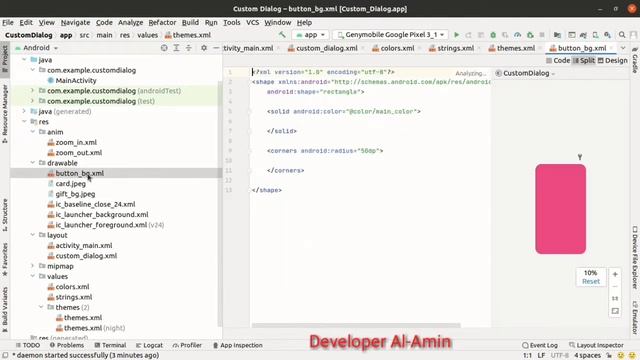 Custom dialog in android studio and Java смотреть онлайн
