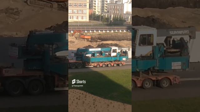 Трал привез без шассийную технику #Shorts
