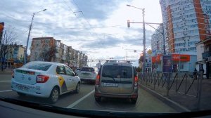 Едем по Краснодару от ТРЦ Красная Площадь на Юбилейный