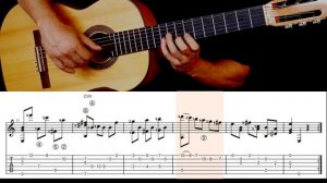 How to play - Lagrima on guitar - Francisco Tarrega