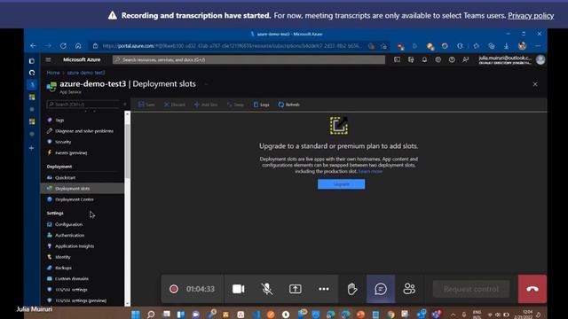 Deploying your web App online using Azure смотреть онлайн