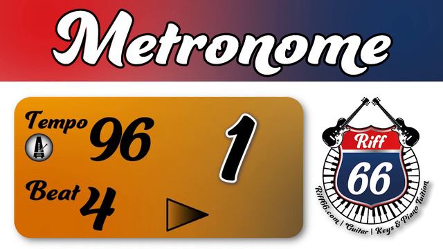96 BPM | 1 Minute Metronome | Music Practice Metronomes смотреть онлайн