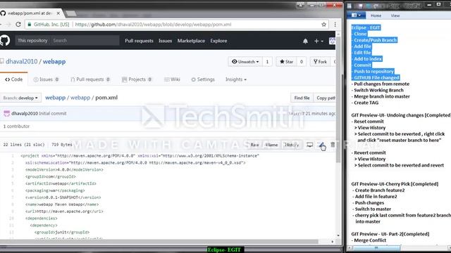 Eclipse- EGIT Demo смотреть онлайн