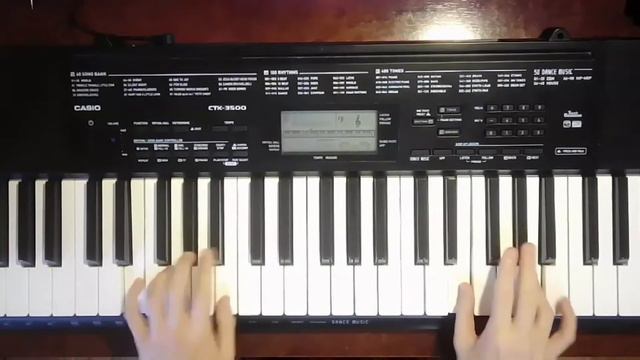 Sabaton - Bismarck piano cover Casio CTK 3500 смотреть онлайн