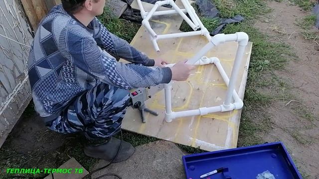 Как сделать лестницу для бассейна своими руками!