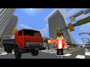 Стал дальнобойщиком в майнкрафт! | Майнкрафт Скарт