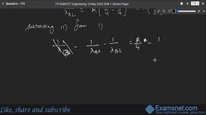 TS EAMCET 13 May 2023 shift 1 Physics and Chemistry solved papers for all questions