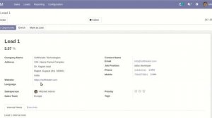 Import Lead From CSV Odoo, Import Lead From excel Odoo