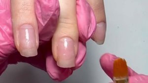 Коррекция ногтей акригелем/ новая клиентка/ исправляю работу другого мастера/ весь процесс маникюра