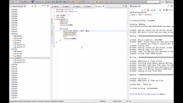 15 : How to Print a Variable's Value on LCD | BRiCS AVR TUTORIAL смотреть онлайн