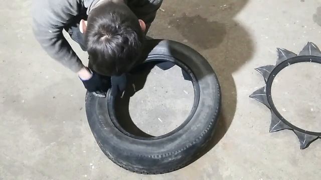 Мастер-класс Как сделать Клумбу из шины своими руками. Поделки для дачи.