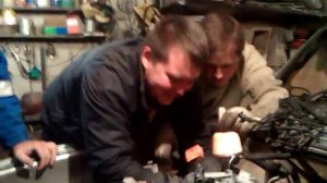 Снимаем выпускной коллектор с 1jz