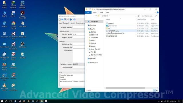 How to Create jar file, exe and setup file смотреть онлайн