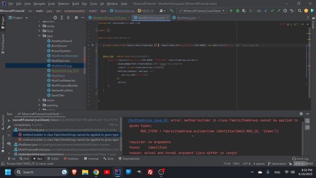 Minecraft 1.19.4 Fabric Mod Tutorial Updating to Minecraft 1.20.1 смотреть онлайн