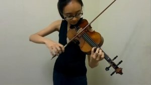 Kreutzer Violin Etude 2 with Legato (Student Sylvia chiou)