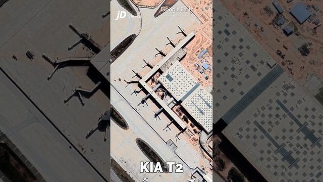 Bengaluru KIA Terminal 2 Satellite view and timelapse