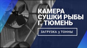 Камера сушки рыбы на 3 тонны в Тюмени. Реверсивный продув.
