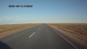 Вся дорога от Павлодара до Семея. Трасса М-38. Видео ускорено в 10 раз.