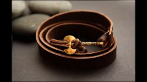 Браслеты кожаные мужские