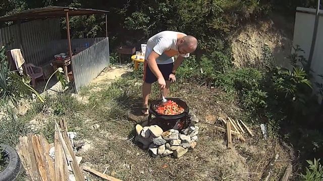 Готовим с Костяриком 9. Суп в казане "Небуг"