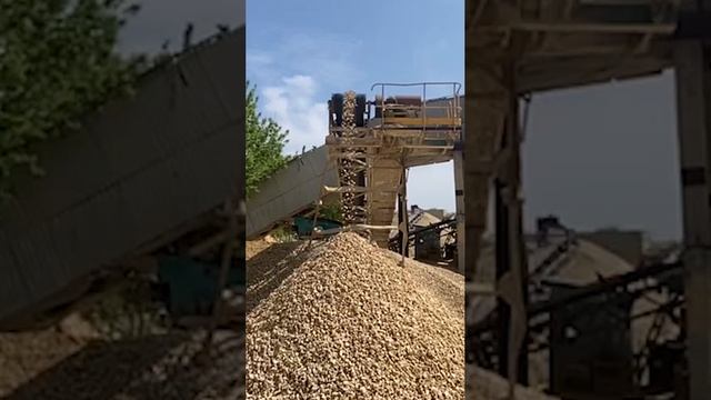 Линия по обработке и сортировки щебня на Калининском Щебеночном Заводе