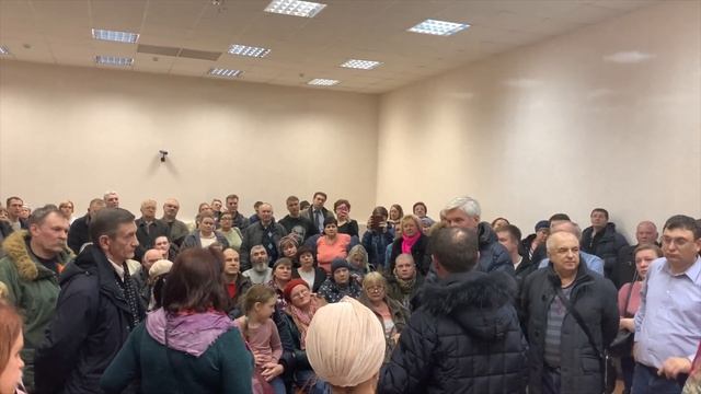 Встреча жителей Жулебино с «УК ГОРОДСКАЯ» из-за незаконных платежек